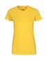 NEUTRAL Classic Dame T-shirt, 100% Økologisk Fairtrade Bomuld - Gul