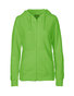 NEUTRAL Dame Zip Hoodie, 100% Økologisk Fairtrade Bomuld - Lime