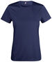 CLIQUE Basic Active-T, Dame, Spun Dyed - Navy