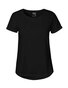 NEUTRAL Roll Up Sleeve Dame T-shirt, 100% Økologisk Fairtrade Bomuld - Sort