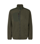 ID Bonded fleecejakke, Herre - Oliven