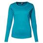 ID Interlock T-shirt Dame - Langærmet - Turkis