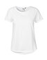 NEUTRAL Roll Up Sleeve Dame T-shirt, 100% Økologisk Fairtrade Bomuld - Hvid