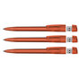 KLIO Pen Transparent med plast tip 4 GB usb stik. - Orange