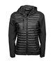 Hooded Crossover Jakke, dame - Sort