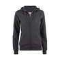 CLIQUE Premium OC Hoody Full Zip Dame - Øko Bomuld - Mørkegrå