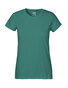 NEUTRAL Classic Dame T-shirt, 100% Økologisk Fairtrade Bomuld - Petrol