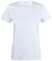 CLIQUE Basic Active-T, Dame, Spun Dyed - Hvid