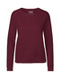NEUTRAL Dame Sweatshirt, 100% Økologisk Fairtrade Bomuld - Bordeaux Rød