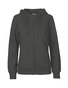 NEUTRAL Dame Zip Hoodie, 100% Økologisk Fairtrade Bomuld - Mørkegrå