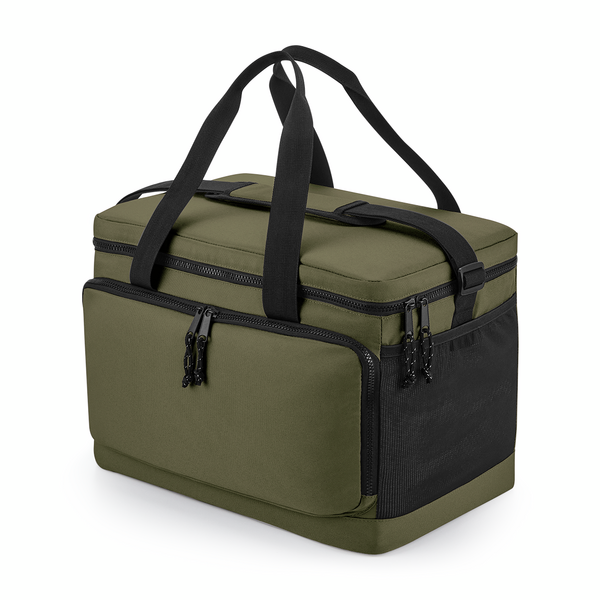 Recycled Large Cooler Shoulder Bag - 100% Rpet - Army