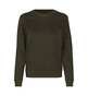 ID Økologisk O-hals Sweatshirt, dame - Oliven