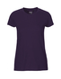 NEUTRAL Fit Dame T-shirt, 100% Økologisk Fairtrade Bomuld - Blommefarvet