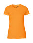 NEUTRAL Fit Dame T-shirt, 100% Økologisk Fairtrade Bomuld - Lys Orange