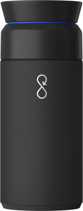 Ocean Bottle 350 ml termokrus - Genbrugs Rustfri Stål - Sort