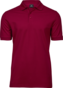 TEE JAYS Luxury Stretch Polo, Økologisk, herre - Mørkerød