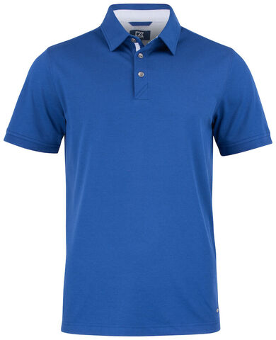 CUTTER & BUCK Polo Advante Premium, Herre-Blå