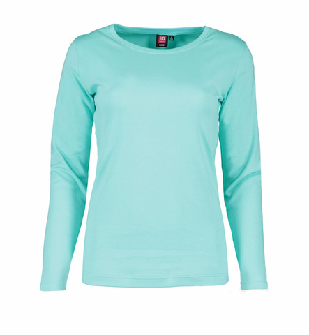ID Interlock T-shirt Dame - Langærmet-Mint
