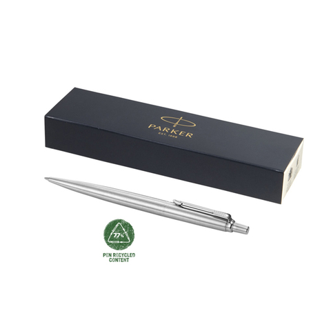 Parker Jotter kuglepen (sort refill)-Sølv