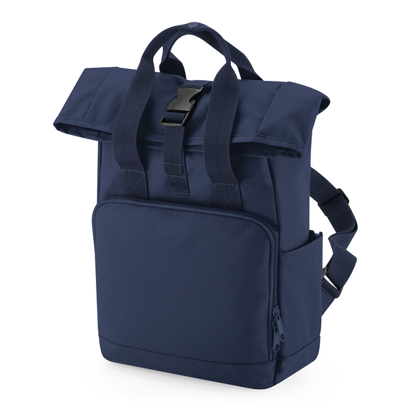 Recycle Mini Twin Handle Roll-Top rygsæk - rPet-Navy