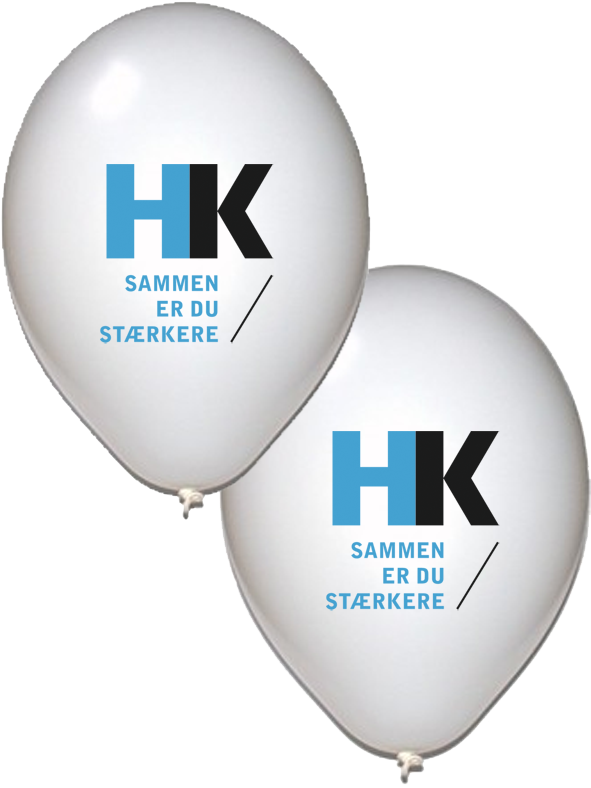 HK Balloner-Hvid