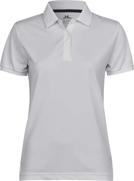 TEE JAYS Club Polo, dame-Hvid