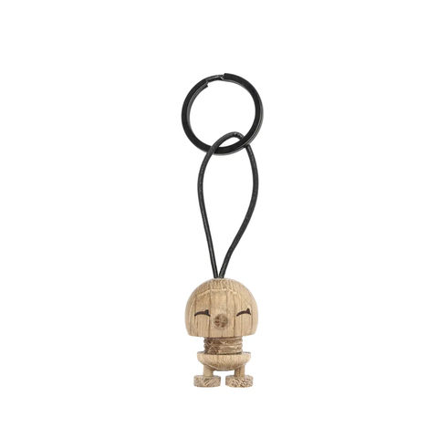 Hoptimist Nøglering Bimble Raw oak - Certificeret træ - 