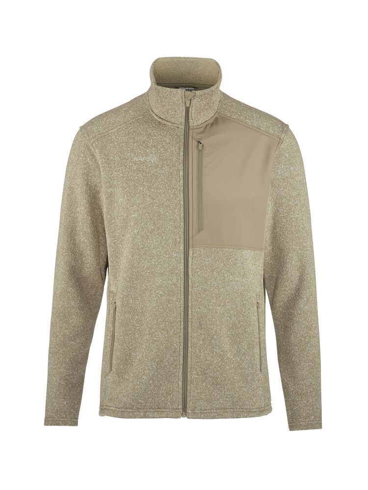 CRAFT Fleece Jakke, Herre - rPet-Creme