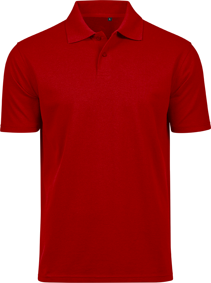 LABELFREE Power Polo , Tee Jays - 65% Økologisk Bomuld-Rød