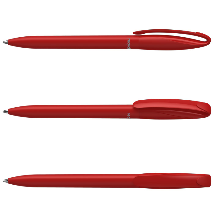 KLIO Boa Twist Kuglepen - rPet-Rød