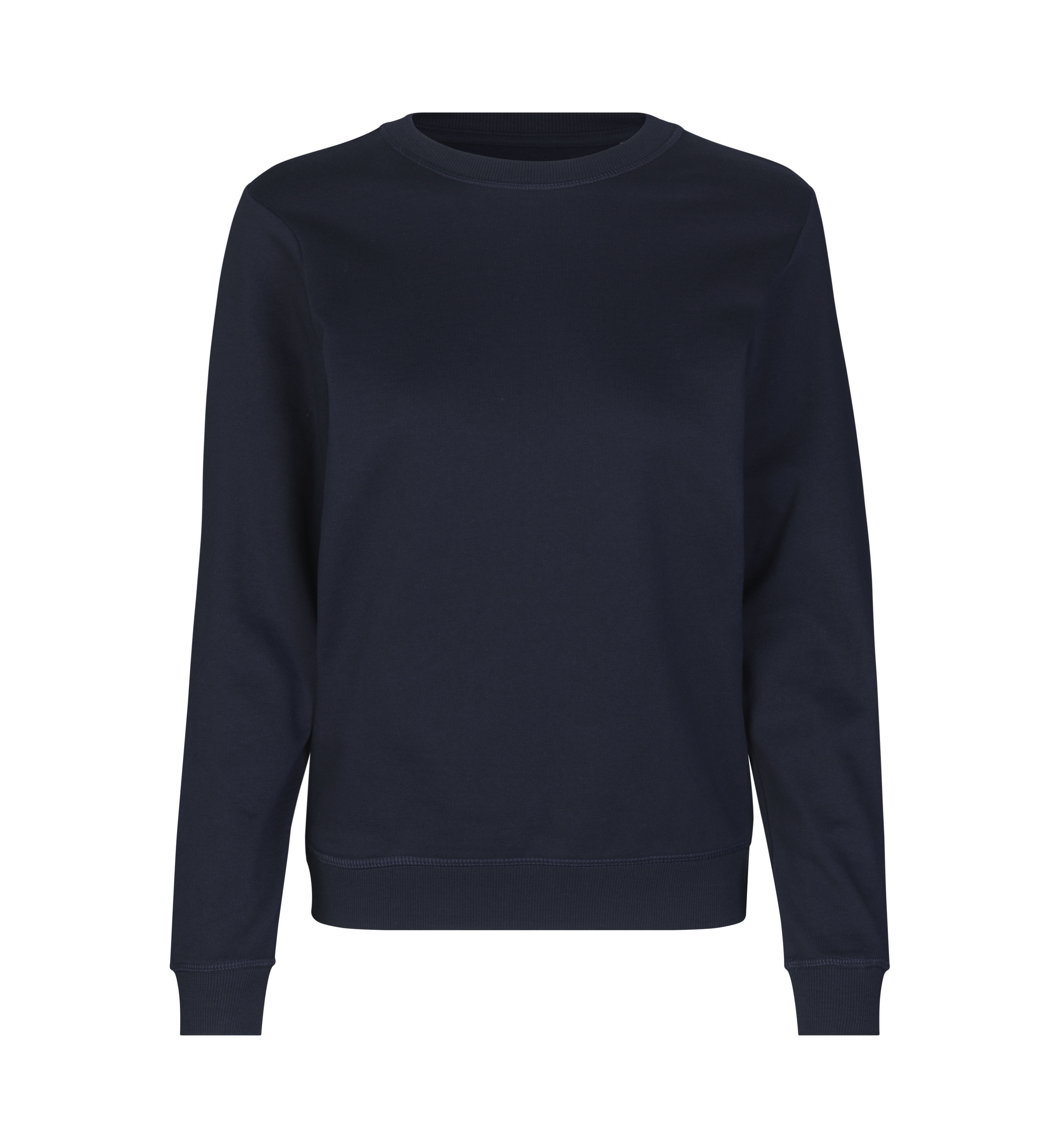 ID Økologisk O-hals Sweatshirt, dame-Navy