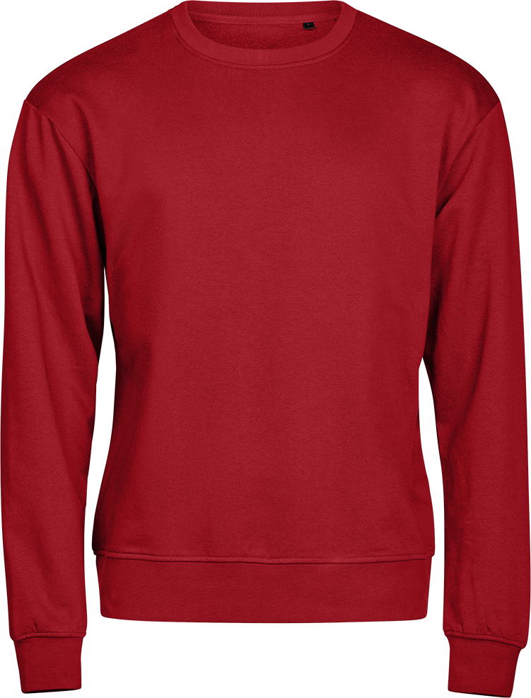 LABELFREE Power Sweatshirt , Tee Jays - Økologisk Bomuld-Rød