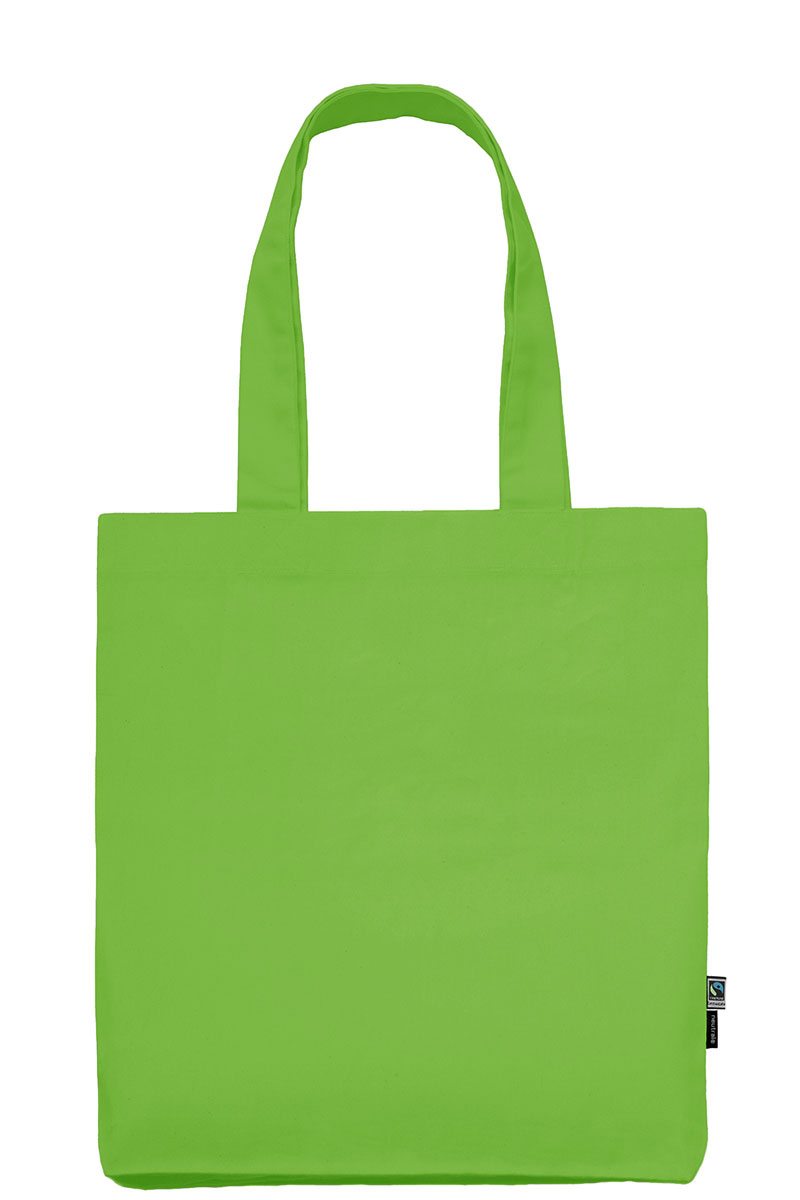 NEUTRAL Kraftig Mulepose, 100% Økologisk Fairtrade Bomuld-Lime
