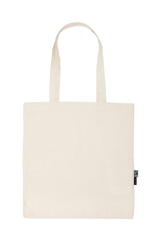 NEUTRAL Shopper Natur, med Lange Stropper, 100% Økologisk Fairtrade Bomuld-Natur