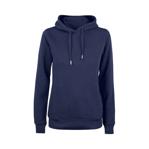 CLIQUE Premium OC Hoody Dame - Øko Bomuld-Mørk Marine