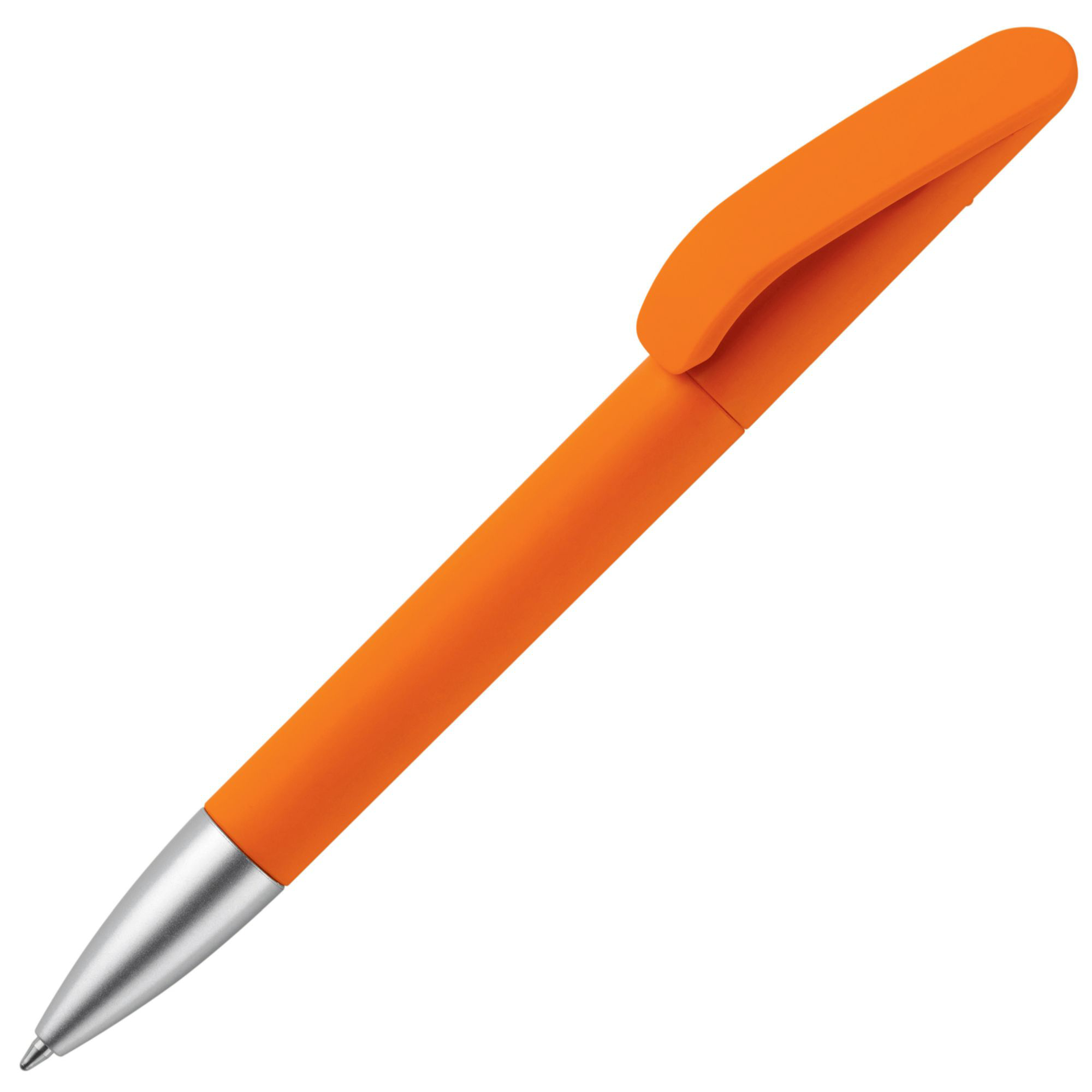 Kuglepen Slash soft touch - Genbrugs-ABS-Orange