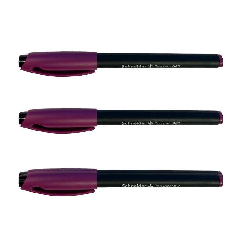 SCHNEIDER Fineliner Topliner 967 - Recycling-Lilla