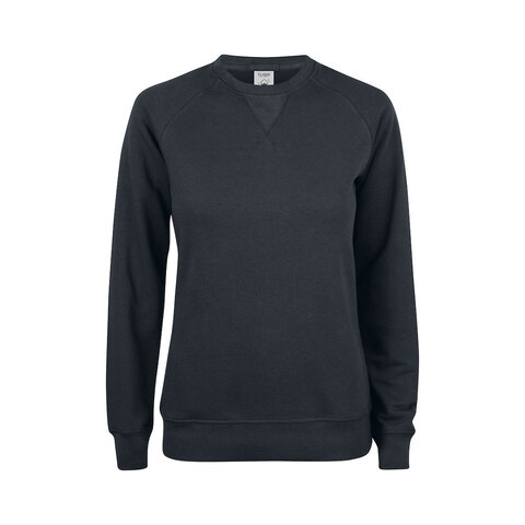 CLIQUE Premium OC Roundneck Dame - Øko Bomuld-Sort