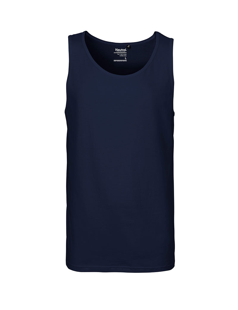 NEUTRAL Tank Top, 100% Økologisk Fairtrade Bomuld-Mørke blå