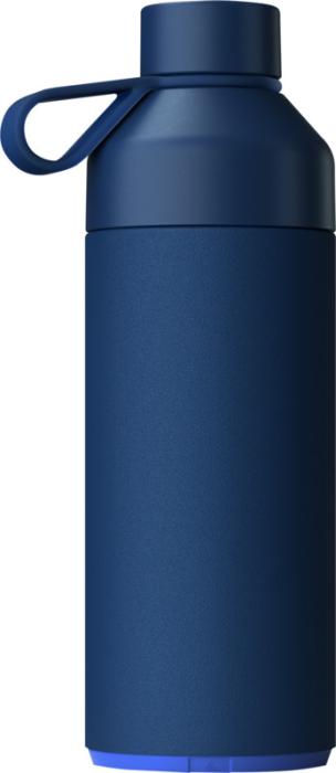 Ocean Bottle 1000 ml. vakuumisoleret vandflaske, Genanvendt Stål-Navy