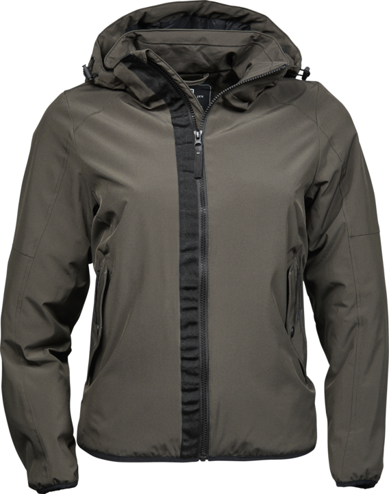 TEE JAYS Urban adventure jakke, dame-Oliven