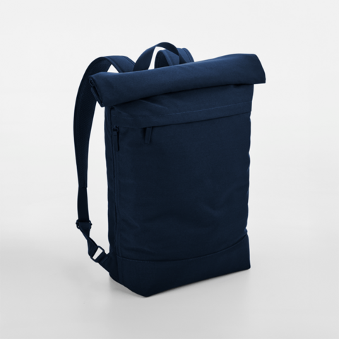 Simplicity Roll-Top Rygsæk - 100 % genanvendt 600D polyester - Navy