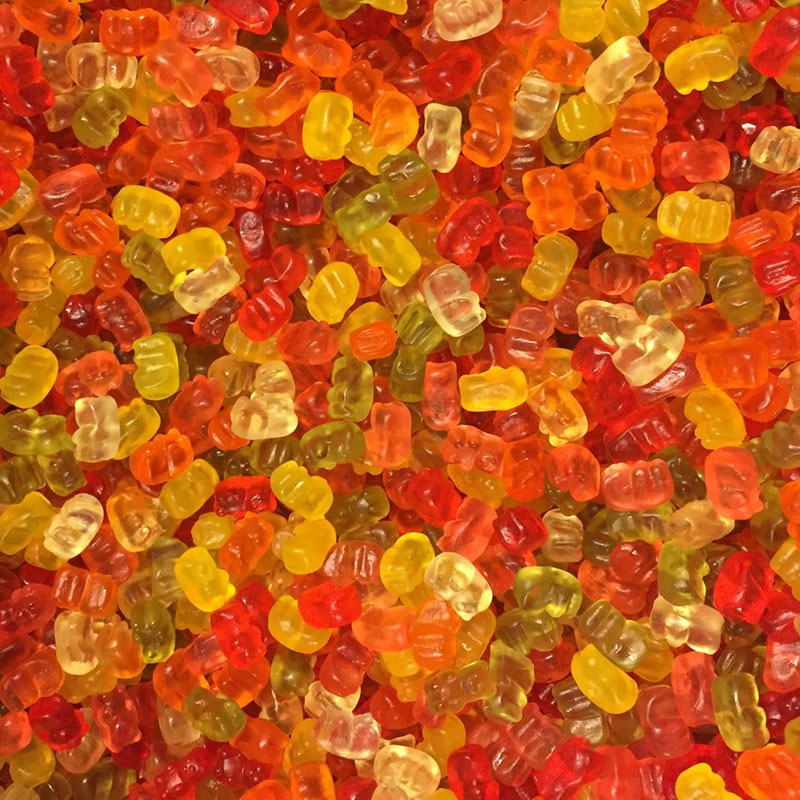 Trekant slikposer med logo-Haribo Vingummibamser