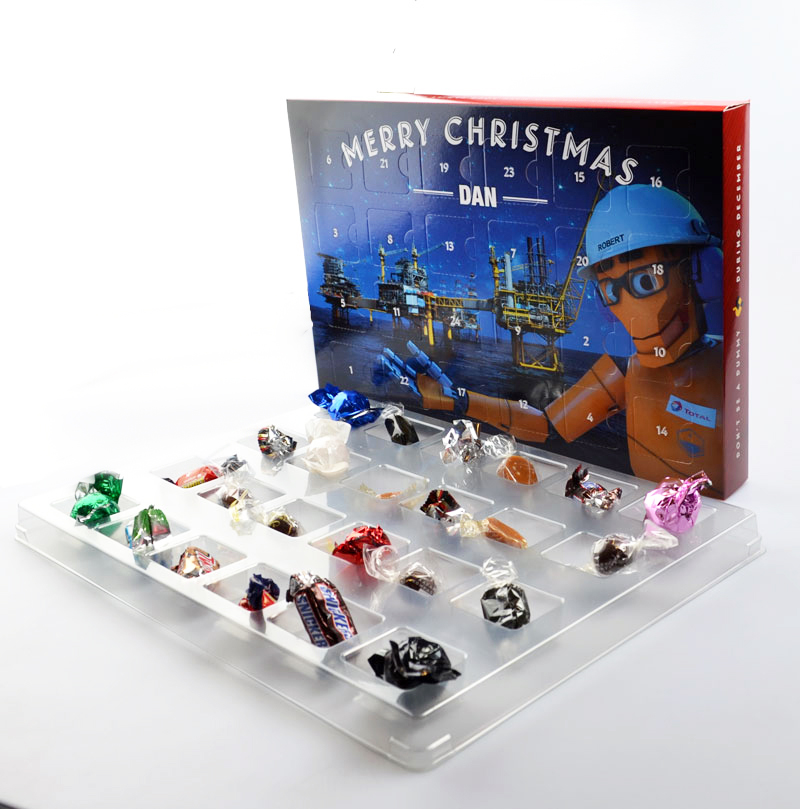 Luksus Julekalender Maxi - Helt eget design-Farve eksempler