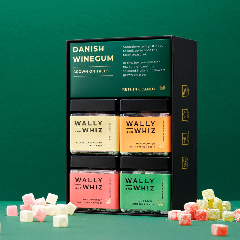 WALLY AND WHIZ Grown on trees vingummi, 560 g.-Multi