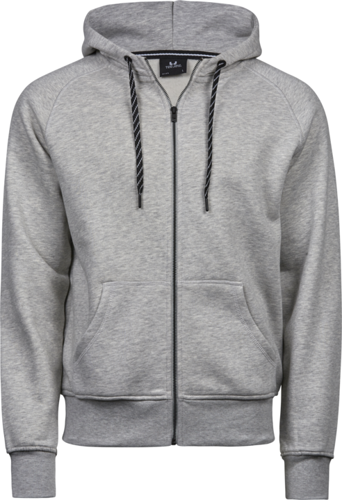 TEE JAYS Fashion Full Zip Hoodie-Grå