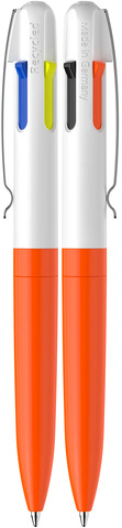SCHNEIDER Multicolor Kuglepen - rPET - Neon Orange
