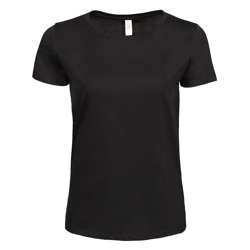 TEE JAYS Ladies Luxury T-shirt - Økologisk, dame-Sort