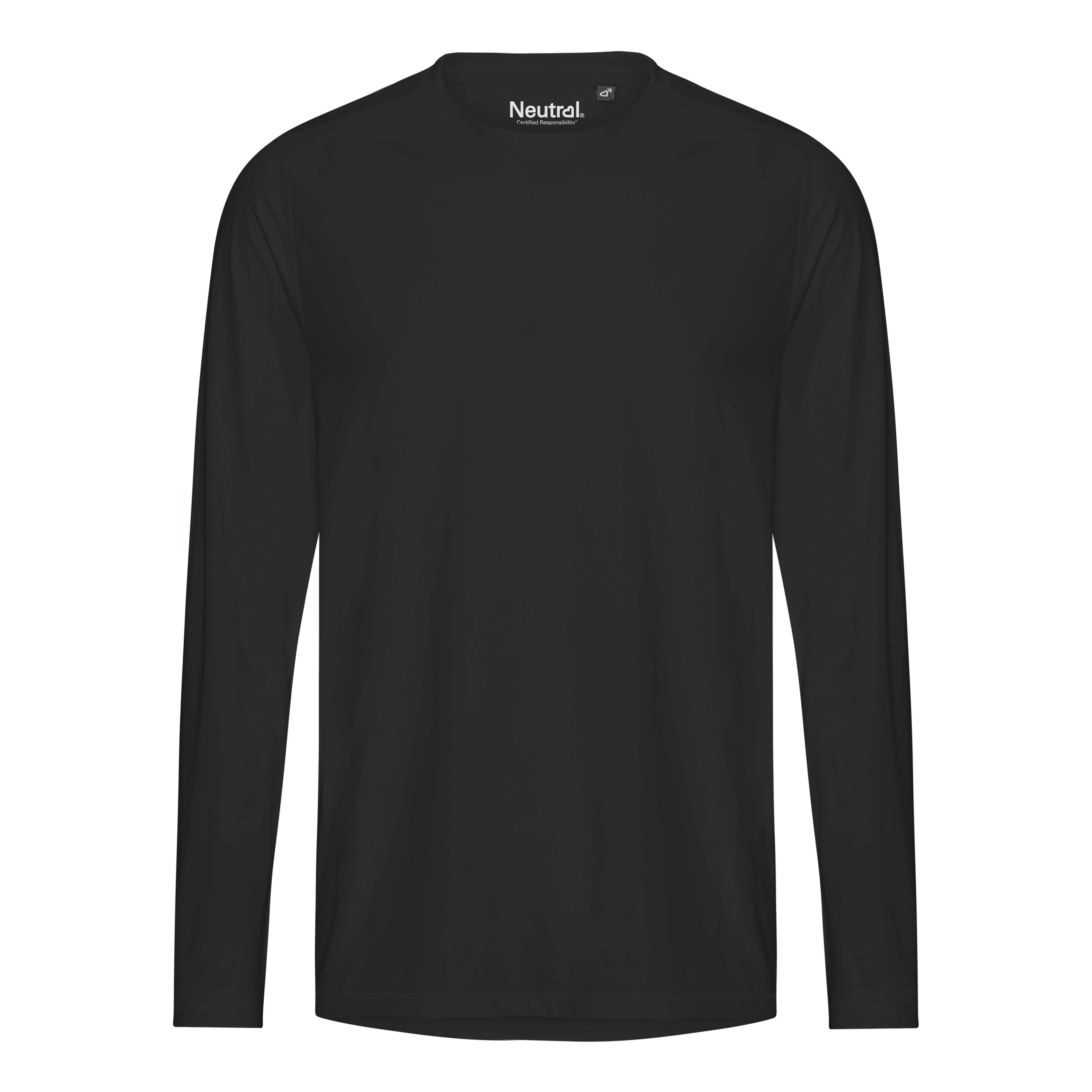 NEUTRAL Unisex Langærmet T-shirt - rPet-Sort