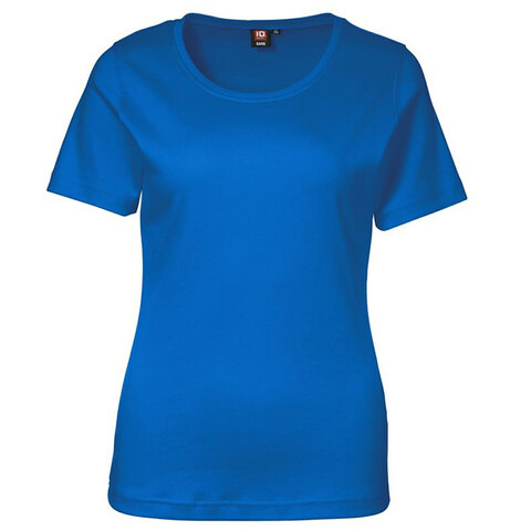 ID Interlock T-shirt Dame-Azur
